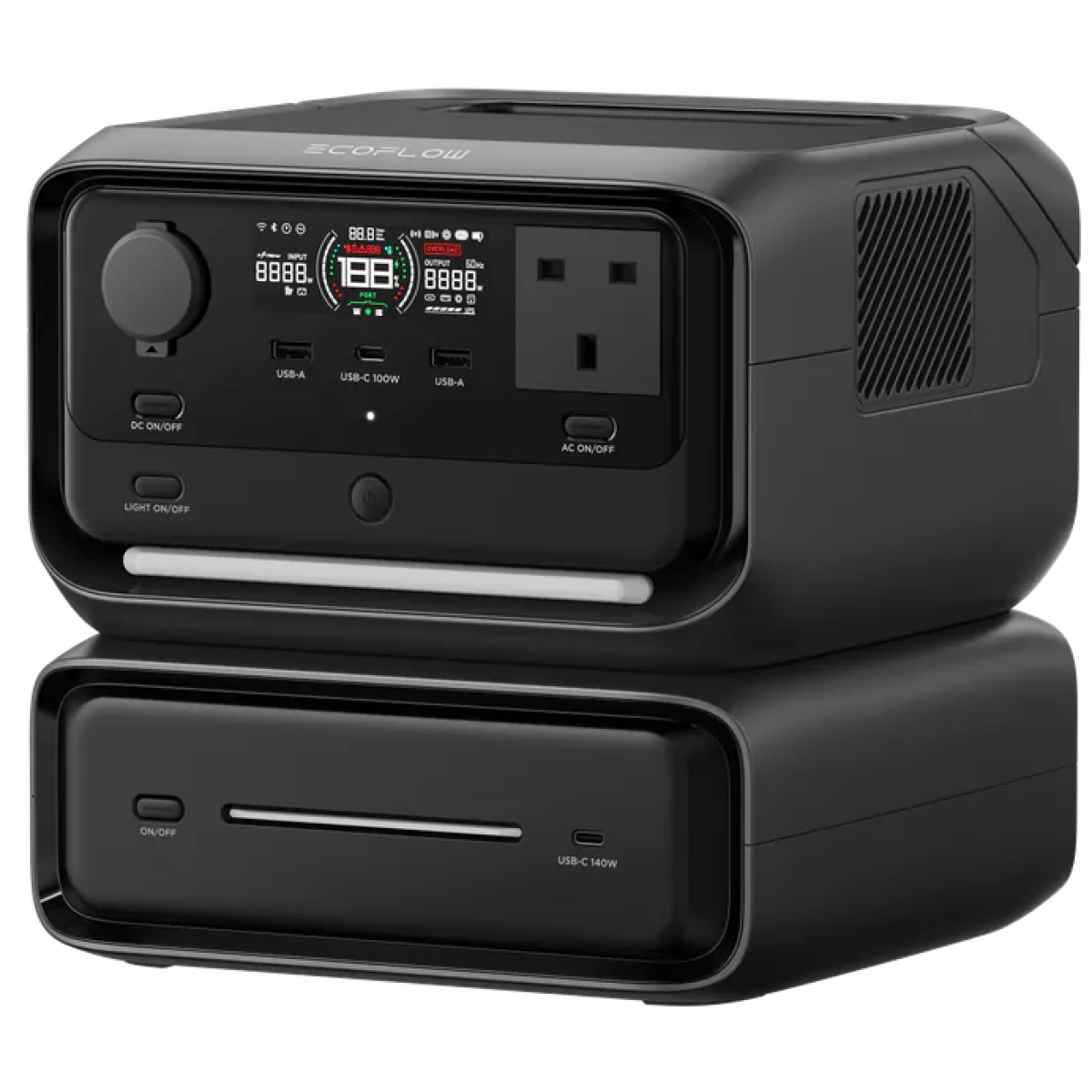 EcoFlow River 3 Max (572Wh) 大容量流動電能站 (River 3 Plus+Extra Battery 300)